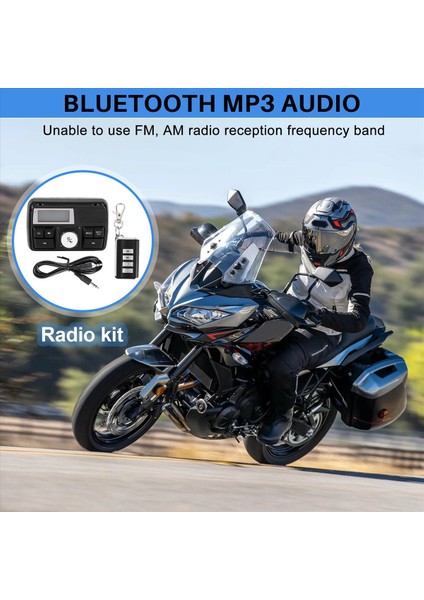 Motosiklet Audio Mp3 Radyo Ses Sistemi Stereo Hoparlörler Bluetooth Su Geçirmez Fm 5 Eq Fonksiyonları LCD Görüntüleme Usb/sd/tf (Yurt Dışından) fırsatları