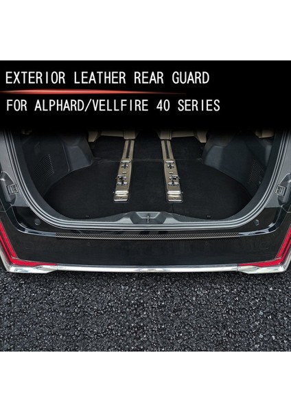 Araba Deri Gövde Harici Eşik Şeritler Toyota Alphard/vellfire Için Trim Sticker 40 Serisi 2023+ Araba Bagaj Koruma Şeritleri (Yurt Dışından) modelleri