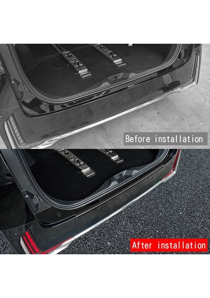 Araba Deri Gövde Harici Eşik Şeritler Toyota Alphard/vellfire Için Trim Sticker 40 Serisi 2023+ Araba Bagaj Koruma Şeritleri (Yurt Dışından) fırsatları