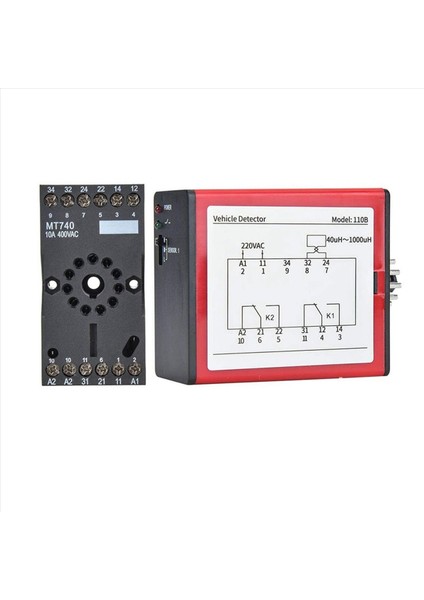 2x 110B Araç Dedektörü AC220V Tek Kanallı Endüktif Araç Döngü Dedektörü Otopark Erişim Kontrolü Için (Yurt Dışından) fiyatları