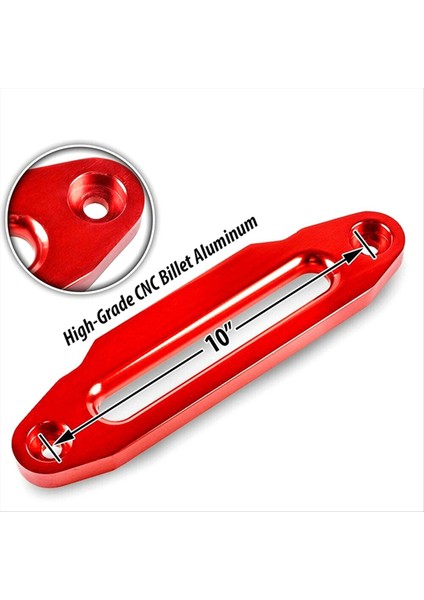 Araba Universal 8000-15000 Lbs Sentetik Montaj Vinç Halat 10 Inç 254MM Alüminyum Hawse Fairlead Suv Atv Utv Hawse Fairlead (Yurt Dışından) modelleri