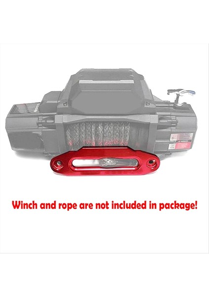 Araba Universal 8000-15000 Lbs Sentetik Montaj Vinç Halat 10 Inç 254MM Alüminyum Hawse Fairlead Suv Atv Utv Hawse Fairlead (Yurt Dışından) fırsatları
