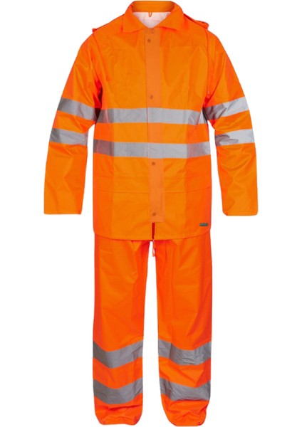 Imperteks Reflektörlü Yağmurluk Takım Turuncu