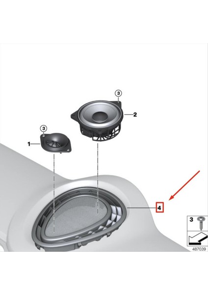 Bmw Mini F55 F56 F57 F60 Ses Hoparlör Kapağı Otomobil Aksesuarları (Yurt Dışından) modelleri