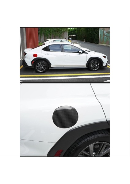 Subaru Wrx 2023 Için Gerçek Karbon Fiber Araba Yakıt Deposu Kapağı Dekoratif Yama Trim (Yurt Dışından) fırsatları