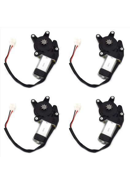 4x Motor Güç Penceresi Asansör Motor Elektrikli Araç Elektrikli Pencere Regülatörü Motor Pencere Kaldırma Güç Motor Motor 12V (Yurt Dışından)