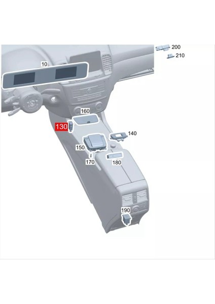 Mercedes-Benz Için Car USB Şarj Port Modülü A2478209000 W177 W247 X253 2019-2023 Tip-C Hub Multimedya Ünitesi (Yurt Dışından)