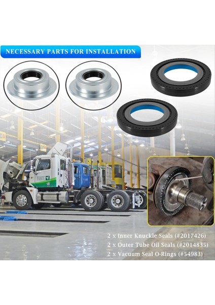 Ön Aks Vakum Kafa Salonu Contası ve Dış Tüp Contalar Kiti Ford F250 F350 F450 F550 2005-2019 2017426 2014835 54983 (Yurt Dışından) fiyatları