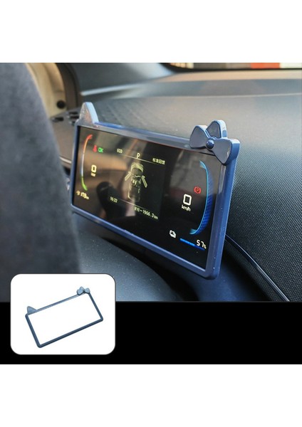 3pcs Mavi Araba Enstrümanı + Navigasyon Ekranı + Iç Ayna Koruyucu Çerçeve Byd Yunus Mini / Byd Seagull Için (Yurt Dışından) fırsatları