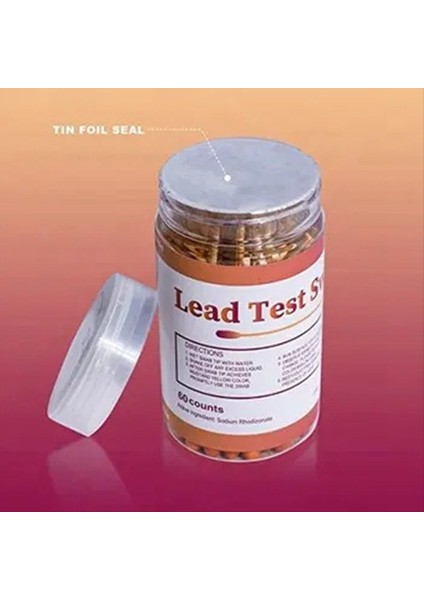 Kurşun Test Kiti Swabs - Kurşun Boya Testi Kiti Ev Kullanımı Için Kurşun Kontrol Swab Test Sonuçları 30 Saniye (50 Adet) (Yurt Dışından) modelleri