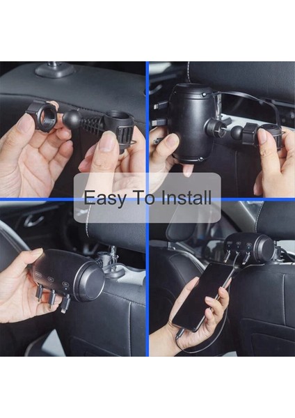 3 Araçta 1 Araç Büzülme Kablo Kutusu Şarj Kablo Kutusu Çoklu Bağlantı Noktası Yüksek Uyumlu Otomatik Geri Çekme (Yurt Dışından)