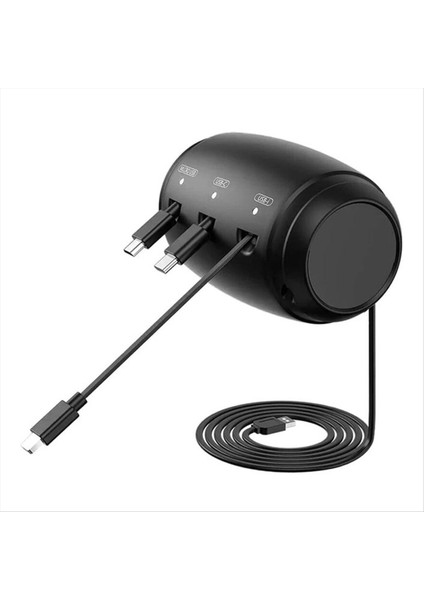 3 Araçta 1 Araç Büzülme Kablo Kutusu Şarj Kablo Kutusu Çoklu Bağlantı Noktası Yüksek Uyumlu Otomatik Geri Çekme (Yurt Dışından) fiyatları