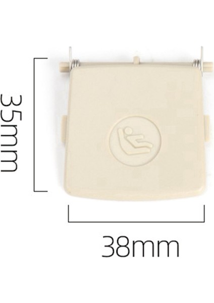 Bmw E92 M3 2005-2012 Otomobil Arka Koltuk Kancası Kapak Çocuk Kısıtlama Bej Için 2x Arka Çocuk Koltuk Güvenli Ankra (Yurt Dışından) fiyatları