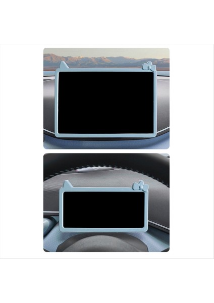 3pcs Açık Mavi Araba Enstrümanı + Navigasyon Ekranı + Byd Dolphin Mini / Byd Seagull Için Iç Ayna Koruyucu Çerçeve (Yurt Dışından) fırsatları