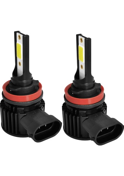 H11 LED Far 6000K 200W 8000LM Düşük Işın Ampulleri Araba Için Yüksek Güç (Yurt Dışından)