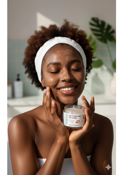 Badem Özlü Doğal Peeling - Fruit Enzyme Gel Mask 2 Adet