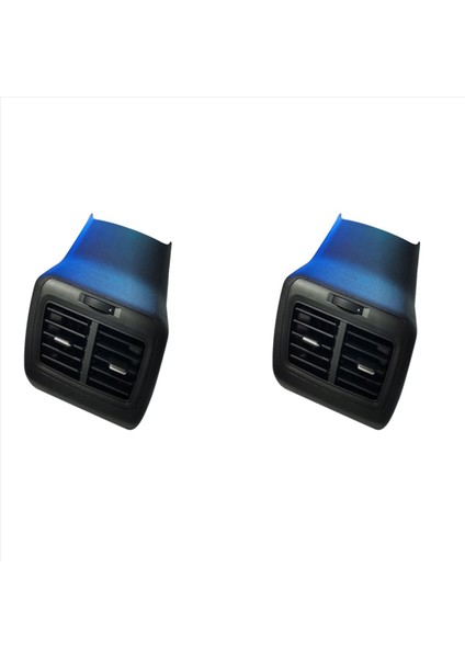 2x Siyah Arka Klima Outlet Merkezi Kol Yavrusu Hava Hava Havalandırma Montajı Golf 7 Mk7 2013-2017 5GG819203 (Yurt Dışından)