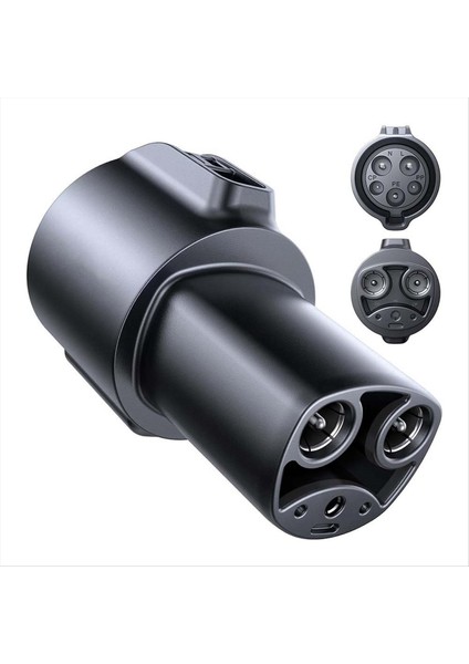 J1772 Tesla Şarj Cihazı Aksesuarları Için Tesla Şarj Adaptörü [max 80A 240V] Telsa Nacs Adaptörü Kullanımı Kolay (Yurt Dışından)