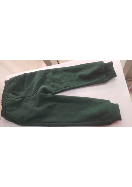 Zümrüt Yeşili Çocuk Eşofman Altı 3iplik