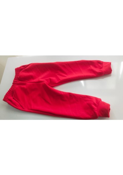 Kırmızı Çocuk Eşofman Altı 3iplik
