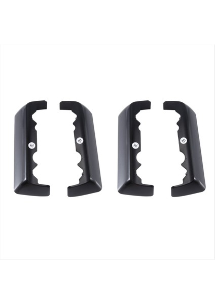 2x Toyota Land Cruiser Prado 150 FJ150 2010-2017 Orta Çatı Bagaj Rafı Kapak Koruma Koruma Çatı Rafı Kapak Ray Kabuğu B (Yurt Dışından)