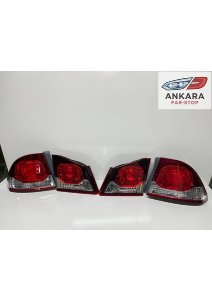 Honda Civic Fd6 2009 - 2012 Stop Lambası Sağ - Sol Iç ve Dış Takım (Toplam 4 Adet Stop) modelleri