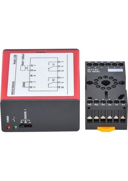 4x 110B Araç Dedektörü AC220V Tek Kanallı Endüktif Araç Döngü Dedektörü Otopark Erişim Kontrolü Için (Yurt Dışından) fiyatları