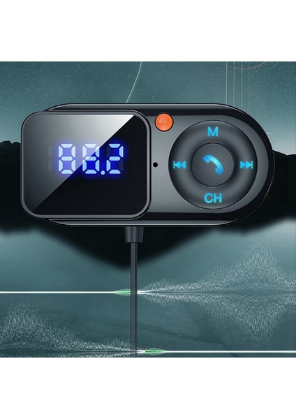 Kablosuz Bluetooth 5 0 Fm Verici Araç Mp3 Çalar Handfree Araba Kiti LCD Aux Ses USB Ücreti PD18W Fm Modulat (Yurt Dışından) fırsatları