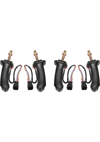4pcs L+R 3 Düğmeler Ekskavatör Joystick Assy Daewoo Doosan Dh DX150 215 225 300 370-9C Için (Yurt Dışından)