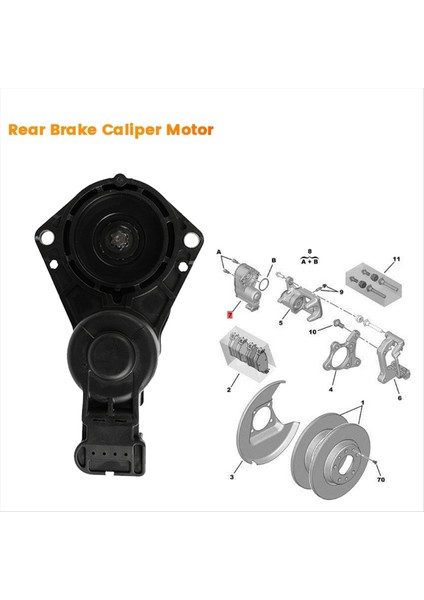 4pin Arka Fren Kaliper Motoru 1612912080 168999280 Peugeot 308 308S 408 Citroen C4 C6 208 2008 Elektrikli Handbrak (Yurt Dışından) fiyatları