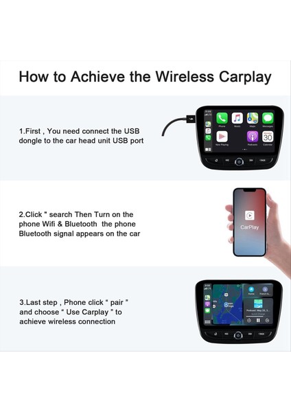 Kablosuz Akıllı Kutu Otomatik Adaptör Android Aı Kutusu Carplay Dongle Fiş Kablosuz Otomatik Adaptör (Yurt Dışından) fırsatları