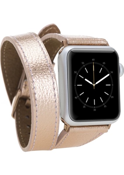 Buğz Apple Watch Uyumlu Deri Kordon 38-40-41MM Dt Rg2