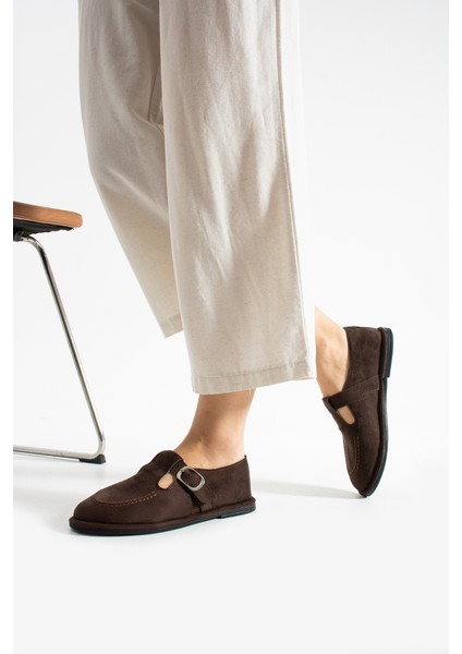 Arabella Kadın Süet Toka Detaylı Günlük Loafer Ayakkabı