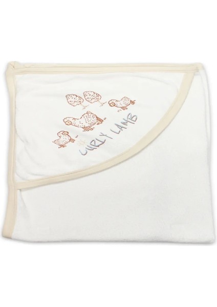 Curly Lamb Tulum 15108 Bej Mavi Ekru