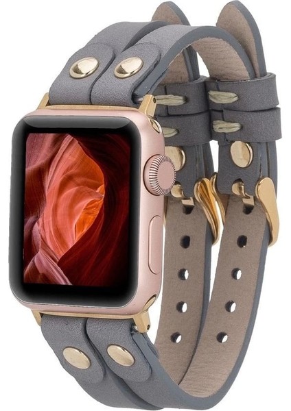 Buğz Apple Watch Uyumlu Deri Kordon Ely Double Tour Gt Rst9 indirimleri