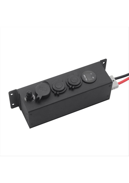 12-24V Rv Yat Teknesi Güç Kaynağı Için 50A Güç Kablosu ile 3&#39 Ü 1 Arada Güç Kutusu Voltmetre Araç Şarj Cihazı (Yurt Dışından)