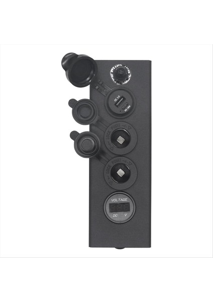 12-24V Rv Yat Teknesi Güç Kaynağı Için 50A Güç Kablosu ile 3&#39 Ü 1 Arada Güç Kutusu Voltmetre Araç Şarj Cihazı (Yurt Dışından) fırsatları