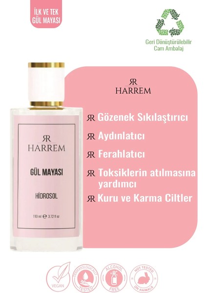 Gül Mayası Suyu Aydınlatıcı Ve Gözenek Sıkılaştırıcı Tonik 110 Ml 2'li Set