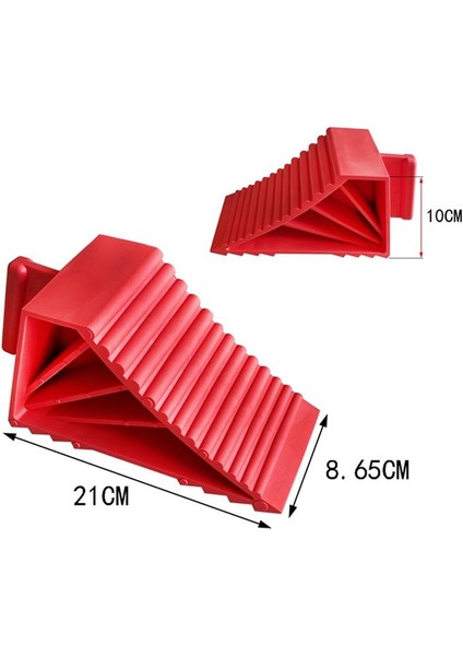 2 Paket Tekerlek Takozları Plastik Ağır Hizmet Tipi Seyahat Römorkları Için Lastik Takozları Rv Kampçı ve Kamyonlar (Yurt Dışından) modelleri