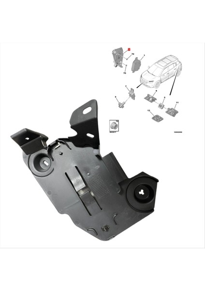 Peugeot 4008 5008 508L Citroen C5 Aircross Ds7 Için Kontrol Kutusu Braketi 360ACC Braketi 9811750080 (Yurt Dışından) fiyatları