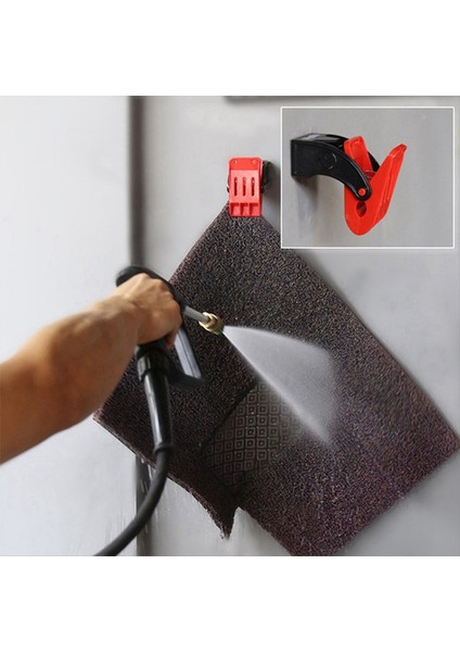 Araç Temizleme Zemin Mat Temizleme Kancaları Halı Yıkama Kelepçesi Çok Fonksiyonlu Mat Klipsi Araçlar Otomatik Halı Yıkama Kelepçesi (Yurt Dışından) indirimleri