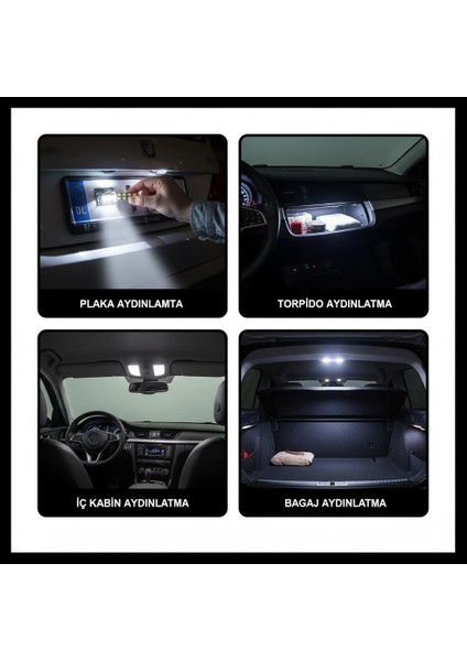 24V Beyaz Dipsiz T10 LED Ampul (2'li Set) Premium Işık fiyatları