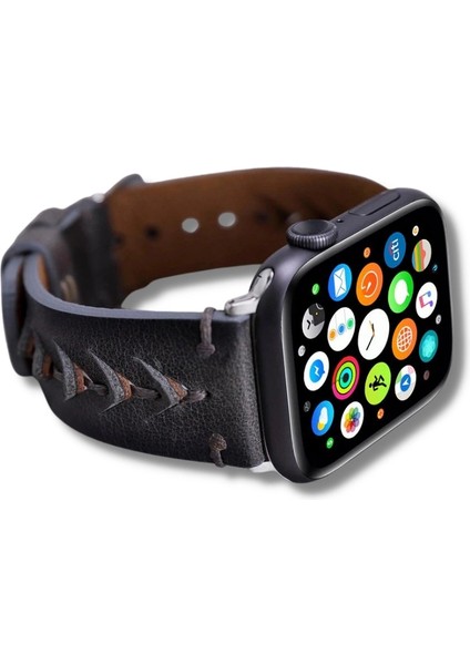 Buğz Apple Watch Uyumlu Deri Kordon 42-44-45MM Boras VS4EF