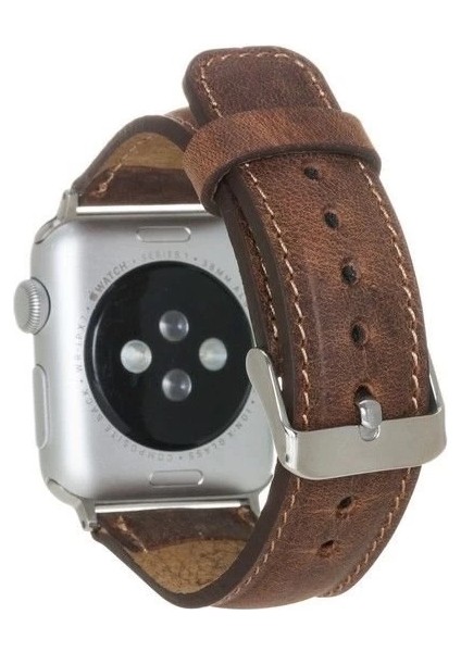 Buğz Apple Watch Uyumlu Deri Kordon 42-44-45MM G2 Kahverengi fiyatları