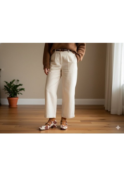 Cinnamon Tüylü Kare Burun Kısa Topuk Ayakkabı fiyatları