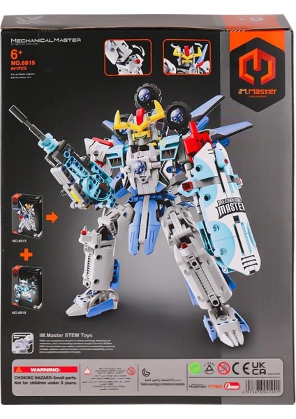 Buğz 6815 Imm Mekanik Master Blokları Robot Asker 641 Parça fiyatları