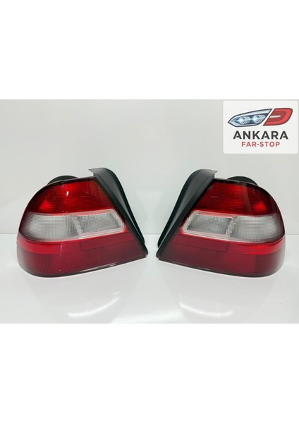 Honda Euro Civic 1996 - 2000 Stop Lambası Sağ - Sol Takım (Kırmızı Beyaz - Toplam 2 Adet Stop)