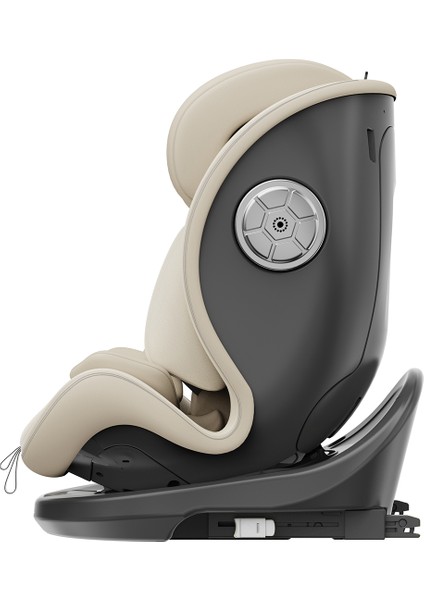Yeni Versiyon Yoyko Ultimate V2 I-Size Dönebilir Yatabilir 0-36 kg Oto Koltuğu Isofıx/sıp/latch Krem indirimleri