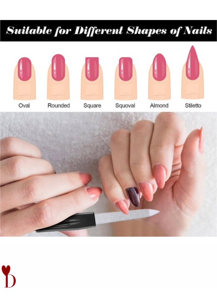 2'li Manikür Seti – Profesyonel Metal Tırnak Törpüsü, Et Itici ve Kağıt Tırnak Şekillendirme Törpüsü indirimleri