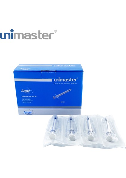 Altair Luer Lock Şırınga 1ml 40 Adet fiyatları